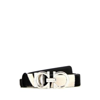 Ferragamo Belts, female, Multicolor, Size: 90 CM Pony Kasba Maxi Zeb