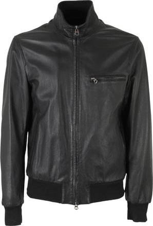 STEWART Elegante Newton Lammy Stijl Jas - Heren - Leren en Su&egrave;de Jassen - Zwart - XL - Leer - Jassen