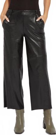Lyssé Womens Aimee Vegan Leather Pant In Black
