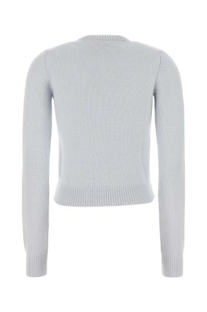 Khaite Womens Pastel Light-Blue Cashmere Everheart Cardigan Iceblue Maglieria