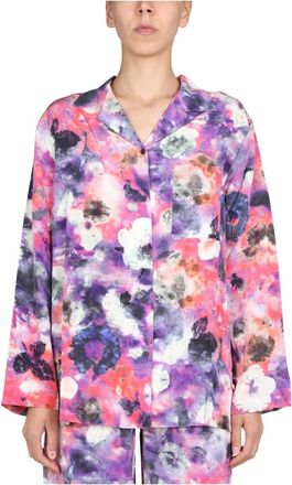 Alexander McQueen Dames, Blouses & Shirts, Veelkleurig, Maat: XS Leer