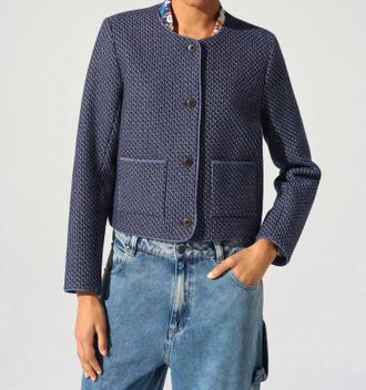 Cot&eacute;lac Little Chic Jacket In Navy Blue
