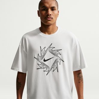 Nike Mens Nike Sportswear T-Shirt in White | IH1377-121