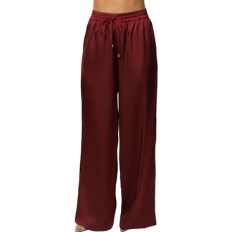JLUXLABEL Sunny Day Wide Leg Pants in Red at Nordstrom, Size Small