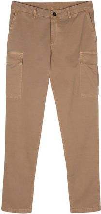 Moorer Brody tapered cargo trousers - men - Lyocell/Elastane/Cotton/Cotton - 48 - Brown