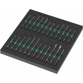 Wera 9715 Inserto in schiuma Kraftform Micro Set 1, 24 pezzi
