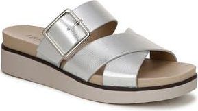 Life Stride Getaway Platform Slide Sandal in Silver at Nordstrom Rack, Size 8.5