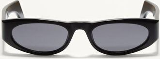 Valentino Geometric Acetate Frames unisex BLACK/GREY 53