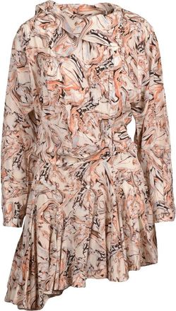 Isabel Marant Silk Chiffon Dress - Beige