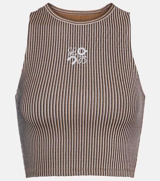 Loewe x On jacquard jersey tank top
