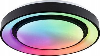 Paulmann Rainbow L&aacute;mpara De Techo Led Negro Blanco 38.5w