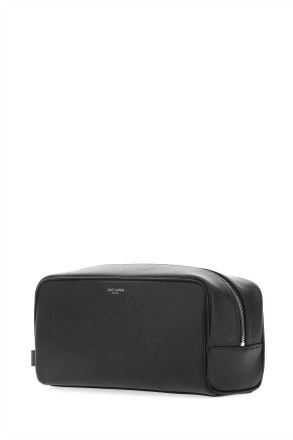 Saint Laurent Nero Calf Skin Beauty Case Accessory