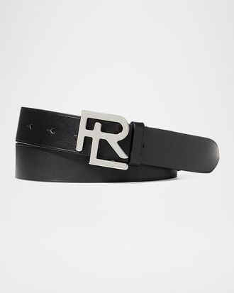 Ralph Lauren Purple Label RL Vachetta Leather Belt