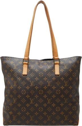 Louis Vuitton Brown Pvc Leather Tote Bag (Pre-Owned)