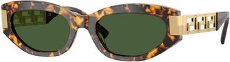 Versace VE4501 551471 Womens Sunglasses Tortoiseshell Size 54