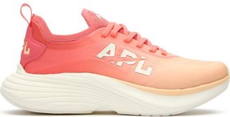 Athletic Propulsion Labs Womens Podium Trainers - Orange Nylon - Size UK 4