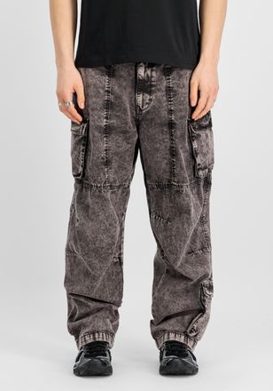 Alpha Industries Cargohose ALPHA INDUSTRIES Canvas Acid Pant, Herren, Gr. 30, Normalgr&ouml;ssen, schwarz, Obermaterial: 100% Baumwolle, Hosen Cargohose