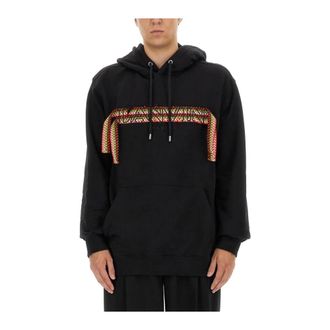 Lanvin Heren, Sweatshirts & Hoodies, Zwart, Maat: XL