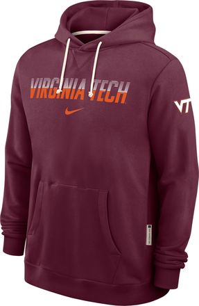 Nike Virginia Tech Sideline Nike Mens Dri-FIT Pullover Hoodie in Red | IV9961-611