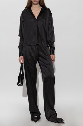 Tom Ford Silk Shirt, Womens, Black