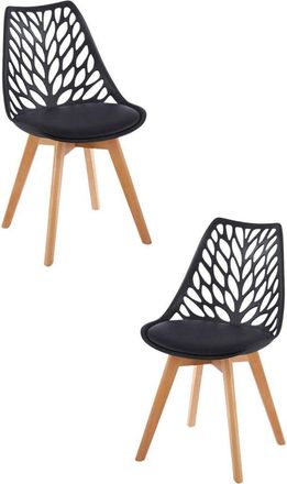 Regalos Miguel Packs Sillas Comedor - Pack 2 Sillas Viva - Negro