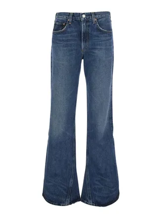 A Gold E Kick Boot Jeans - Blue