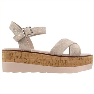 Corkys Footwear Womens Fluffie Sandal In Champagne