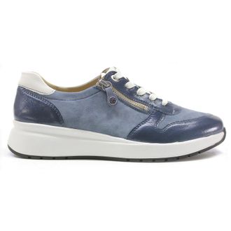 Fidelio Heaven Leather Womens Lace Up Shoes - Blue Haze - Size:UK 5.5