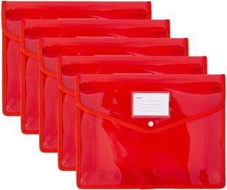 OEM Bolsas Para Documentos Con Cierre De Bot&oacute;n A Presi&oacute;n, Organizadores De Documentos Impermeables, Aptos Para Papel Tama&ntilde;o Carta, Laterales De Tela (paqu