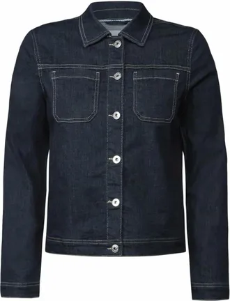 Cecil Dames, Jassen, Blauw, Maat: XS Denim