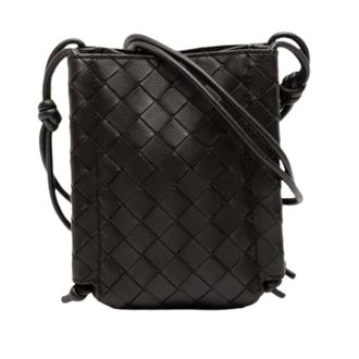 Bottega Veneta Pre-owned Cross Body Bags, female, Brown, Size: ONE SIZE Pre-owned Leather Crossbody Bag