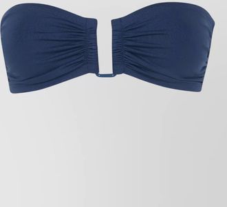 Eres ruched bandeau swim top beachwear