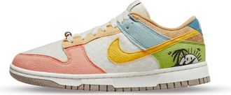 Nike Fitness, Dames, Veelkleurig, 39 EU, Leer, Dunk Low Retro Sun Club
