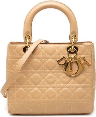 Dior Pre-owned Dior Medium Lambskin Cannage Lady Dior Ladies I0RRH0QZVFEJD3L2