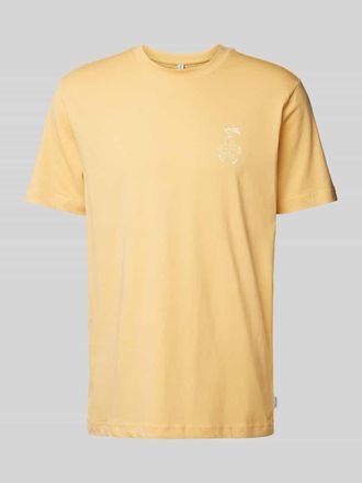 Mazine T-Shirt mit Motiv-Print in GELB, Gr&ouml;&szlig;e XXL