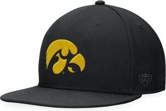 Top of the World Mens Top of the World Black Iowa Hawkeyes Fitted Hat at Nordstrom, Size 7 1/2