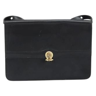 Dior Pre-owned Cross Body Bags, female, Black, Size: ONE SIZE Pre-owned Vintage shoulder bag