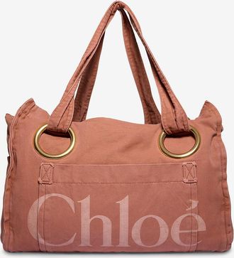 Chlo&eacute; Shopper aus Baumwollcanvas Chlo&eacute; Plage