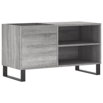 vidaXL Vidaxl - Mueble De Discos Madera De Ingenier&iacute;a Gris Sonoma 85x38x48 Cm