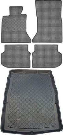 OEM Bmw Serie 5 F10 Sed&aacute;n (4 Puertas) De Marzo De 2010 A Enero De 2013. Juego De Alfombrillas De Goma Para Coche Y Alfombrilla Para Maletero