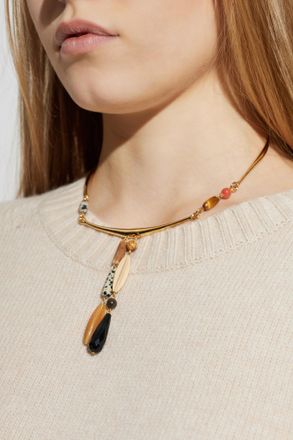 Isabel Marant Choker With Stones, Womens, Gold