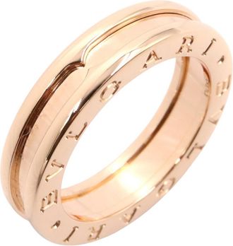 Bulgari Gold Pink Gold (18K) Band Ring (Pre-Owned)