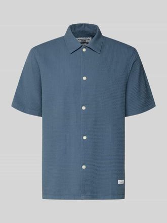 Marc O'Polo Denim Marc OPolo Denim Regular Fit Freizeithemd aus reiner Baumwolle in Rauchblau, Gr&ouml;&szlig;e XXL