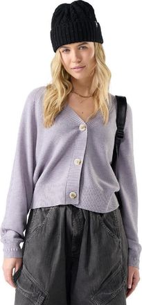 Smartwool Womens Edgewood Cardigan Purple XL
