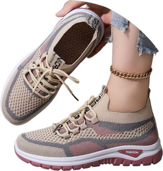 Generic Shoes for Mens Womens Lace-Up Casual with Memory Foam Lightweight Non Slip Tennis Chunky Colorful Lifestyle Sneakers Summer Sport Outdoor Spring Hikin