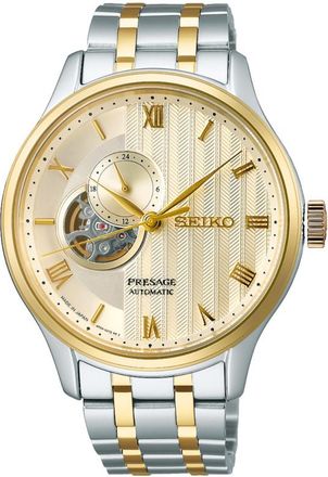 Seiko Presage Automatic Gold Dial Mens Watch SSA464