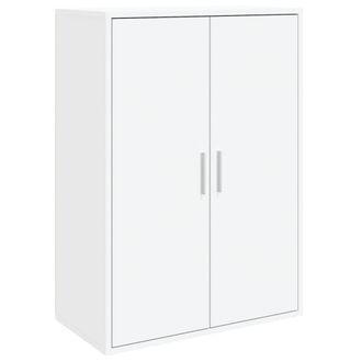 vidaXL Aparador De Madera De Ingenier&iacute;a Blanco 60x31x84 Cm Vidaxl