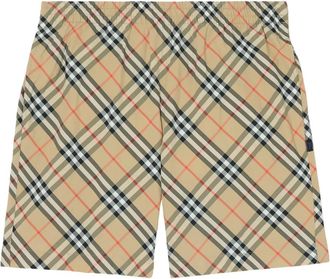 Burberry Check Zwemshorts - Heren - Strandmode - Beige - M - Badmode
