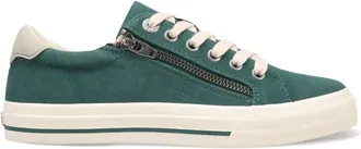 Taos Womens Zsoul Lace Up Sneaker In Clover