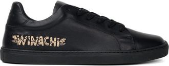Pantofola D'oro Foro Italico Winachi Black Leather Sneakers